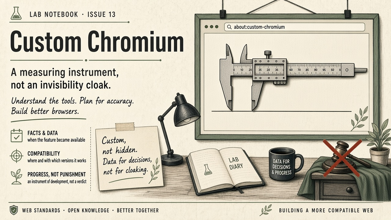 Your Chromium — a measuring instrument, not an invisibility cloak — Cover