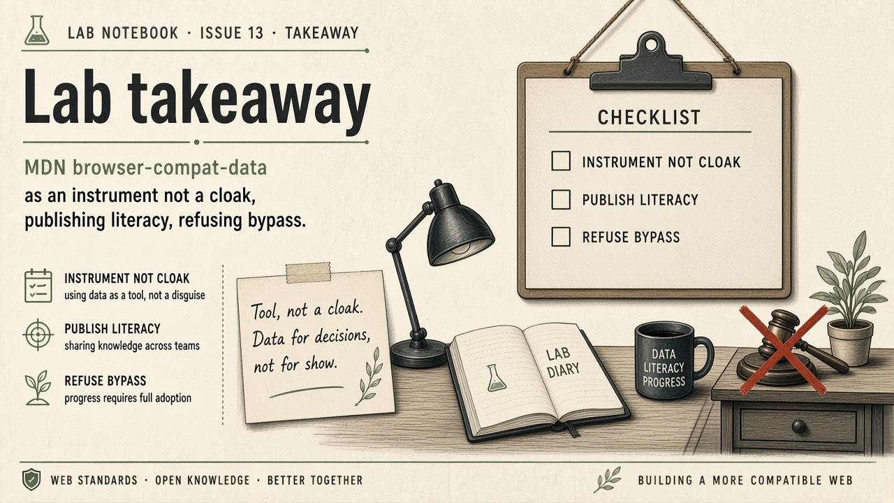 Short first-person takeaway