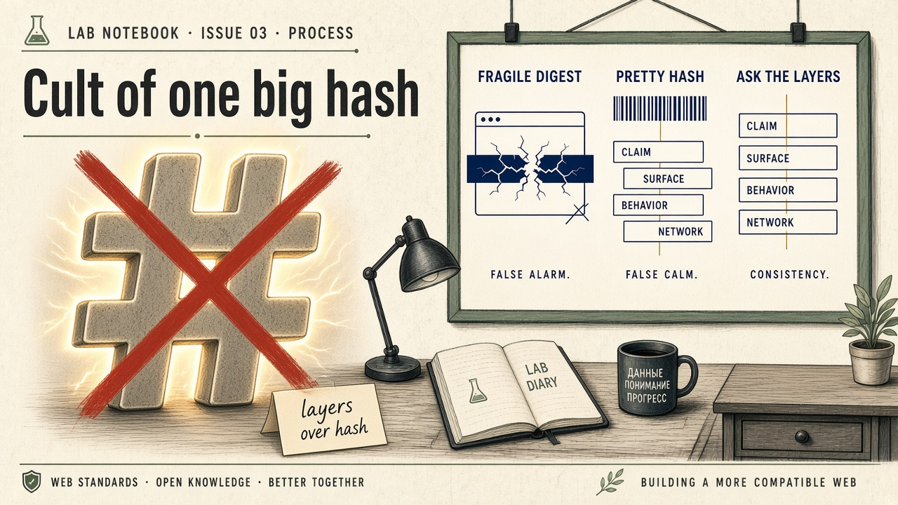 Where the cult of one hash came from