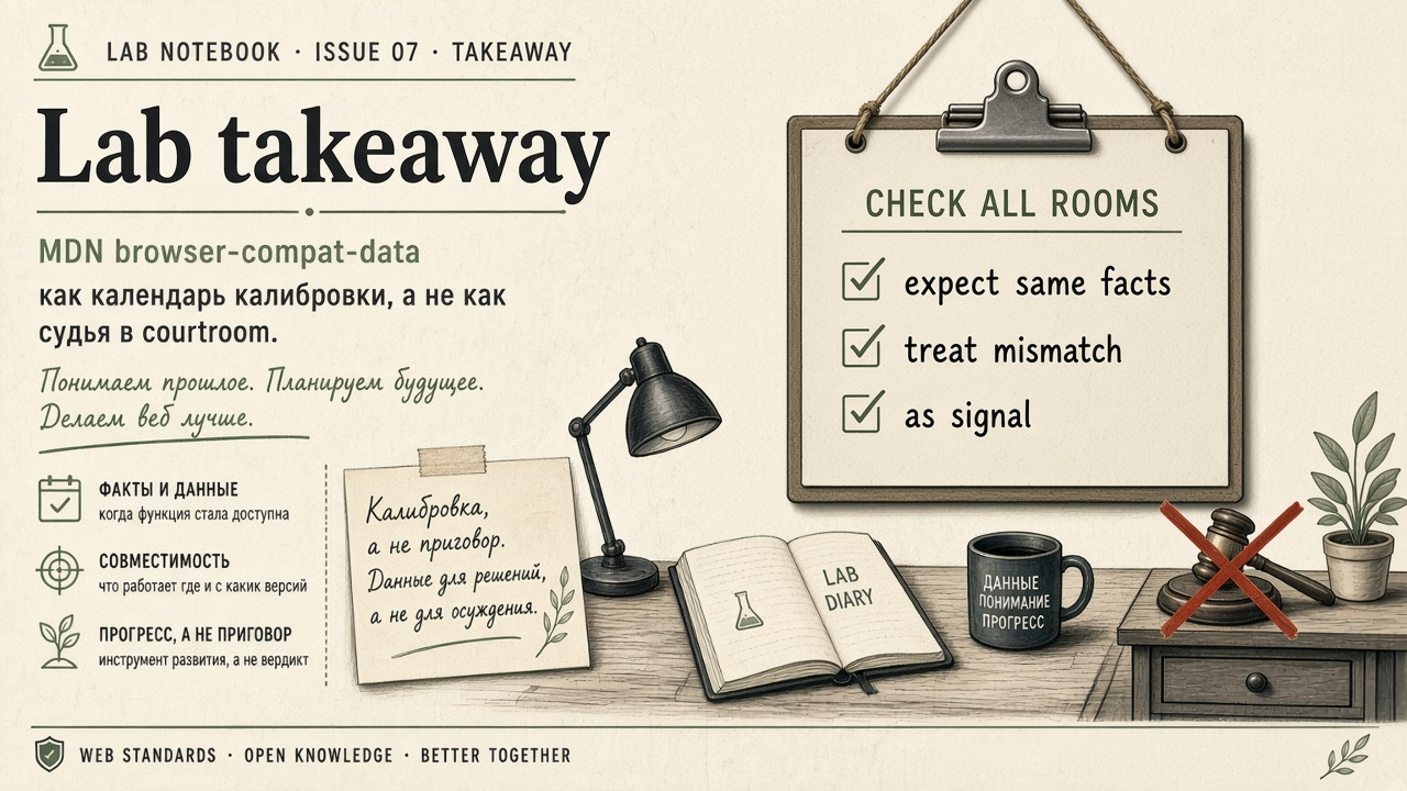 Short first-person takeaway