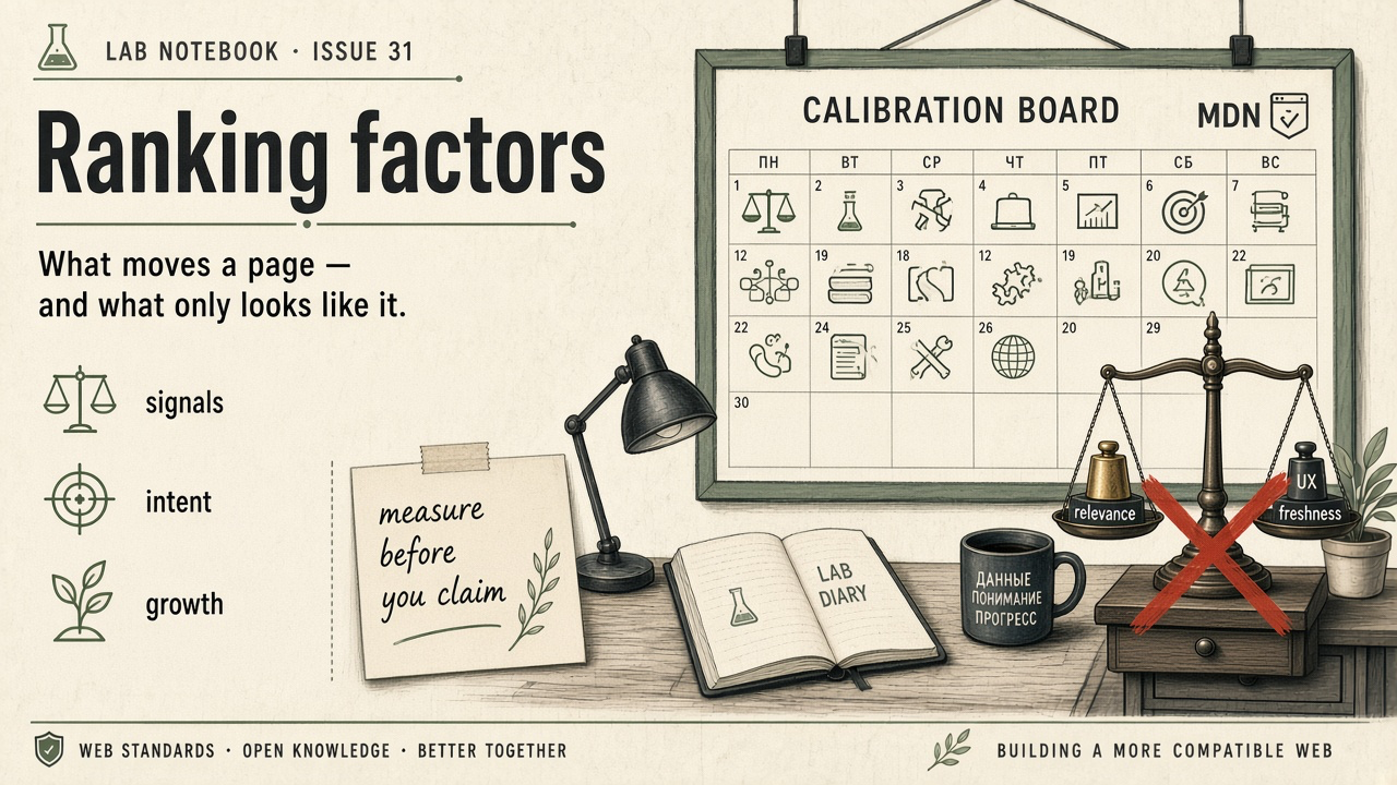 Google ranking factors: what affects a site’s position — Cover