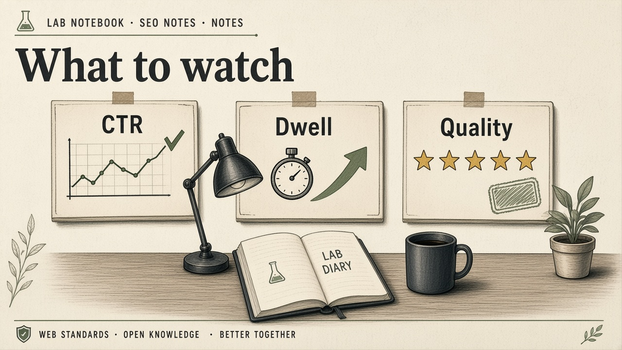 Which metrics to watch