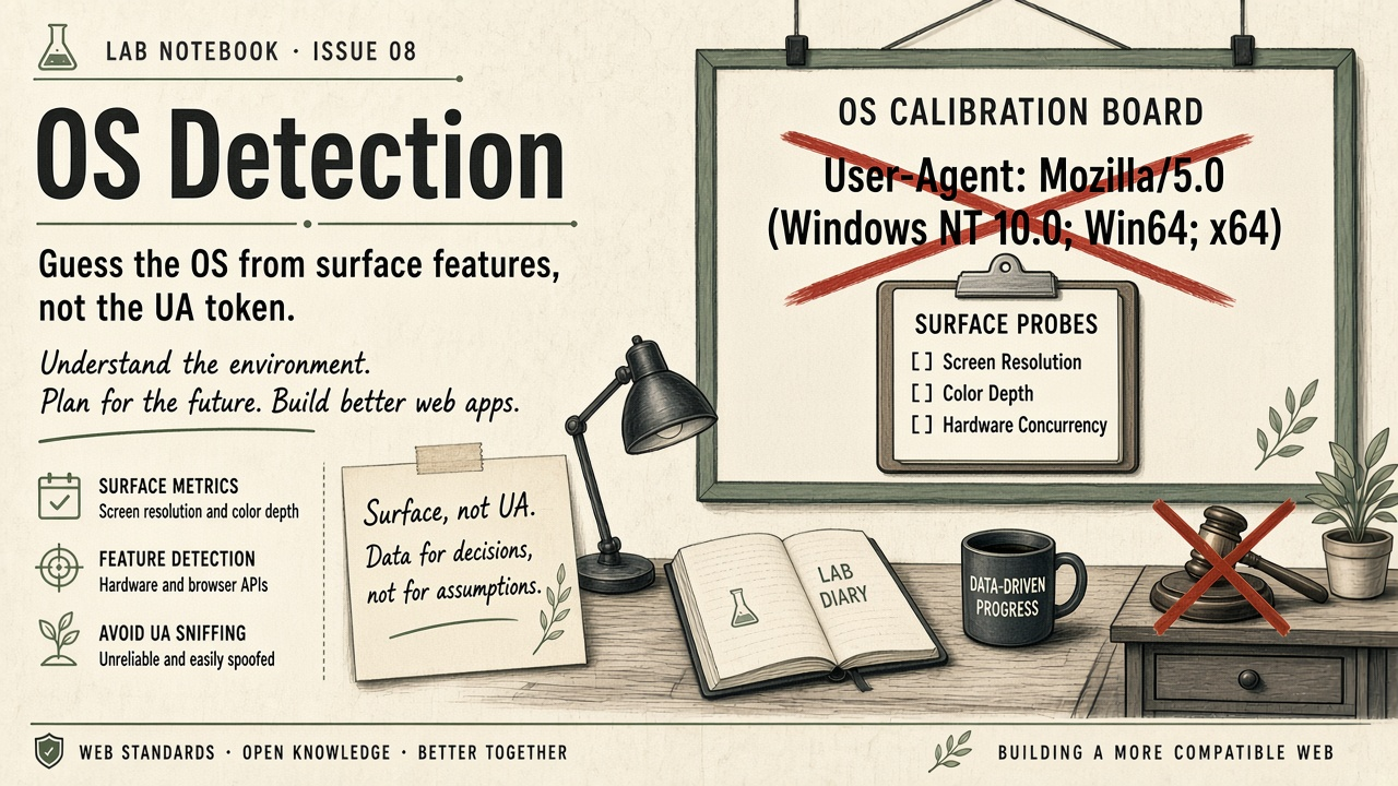 Guess OS from the surface, not from a UA token — Cover