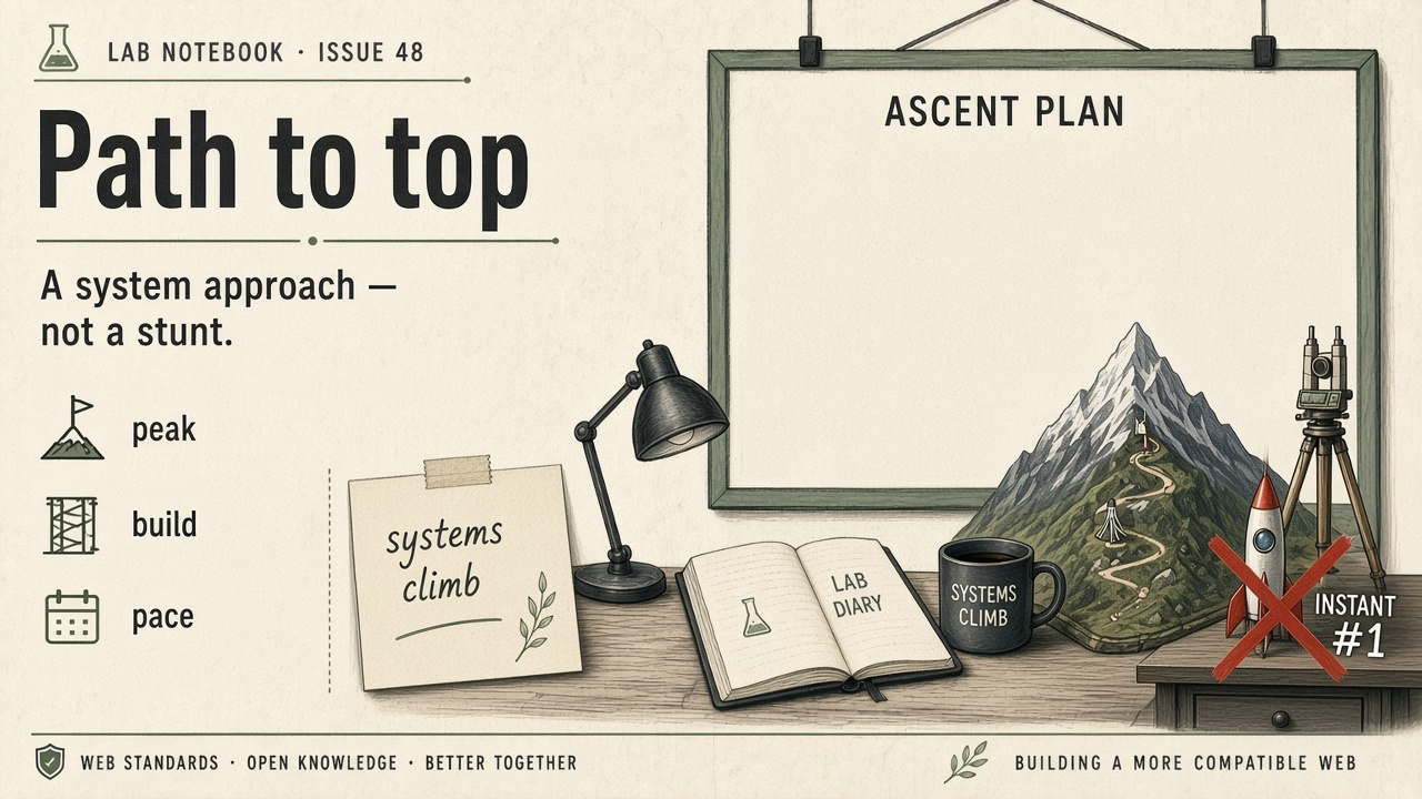 Getting a site into Google’s top results: a systematic approach — Cover