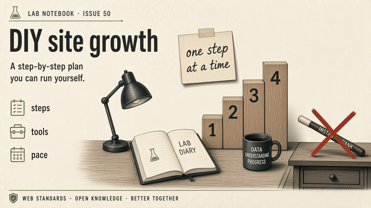 Promoting a site in Google yourself: a step-by-step plan — Cover