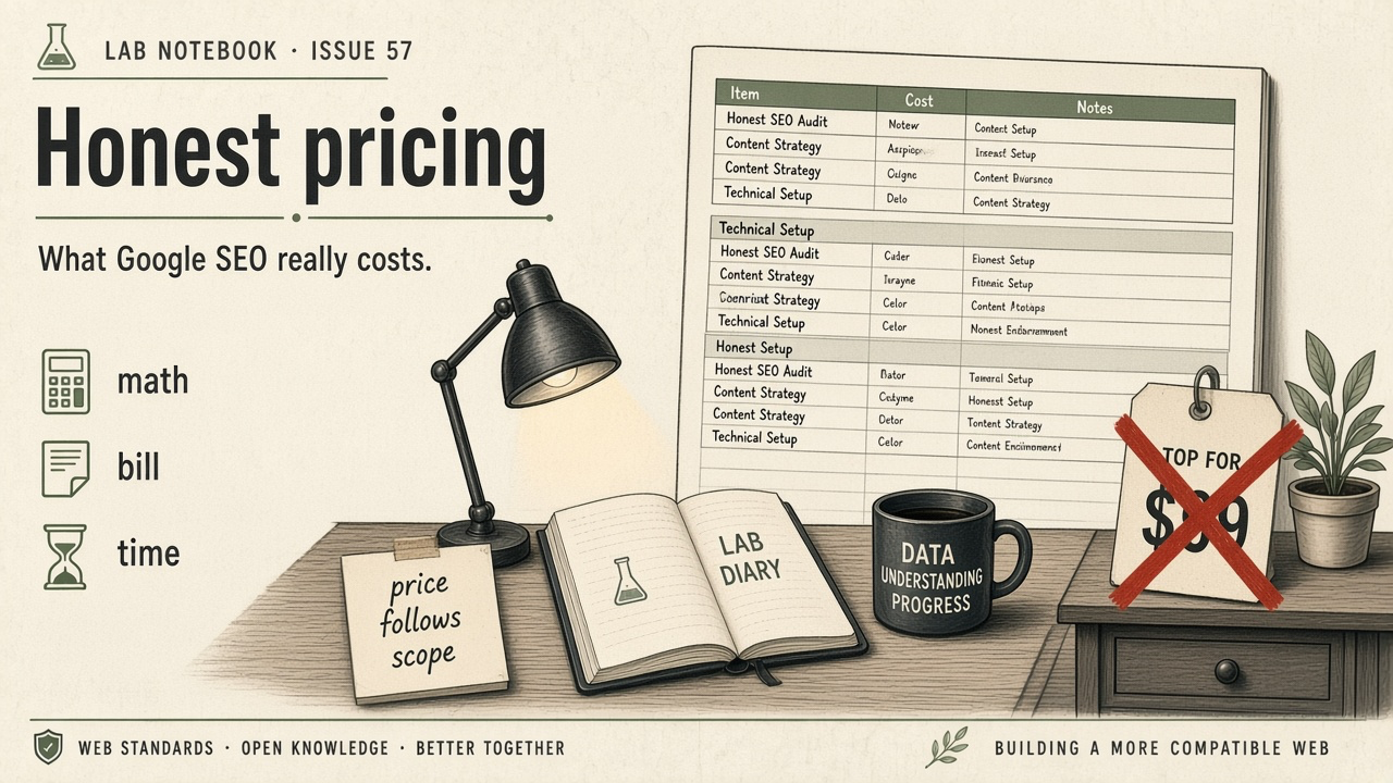 How much website promotion in Google costs: an honest price breakdown — Cover