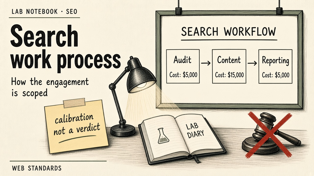 Search work process