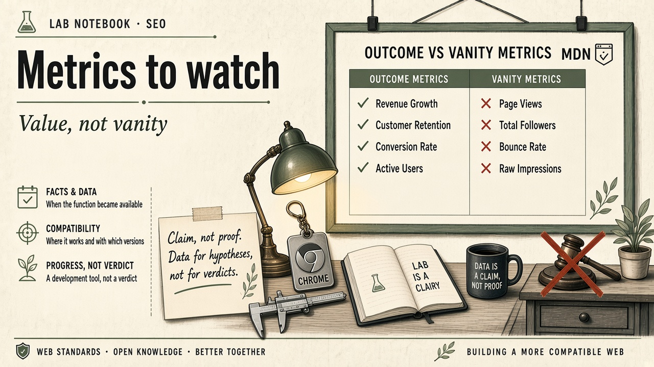Which metrics to watch