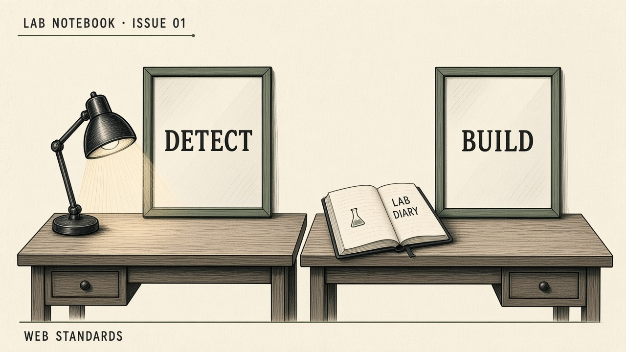 Two mirrors: why I build a detector and Chrome at the same time — Cover