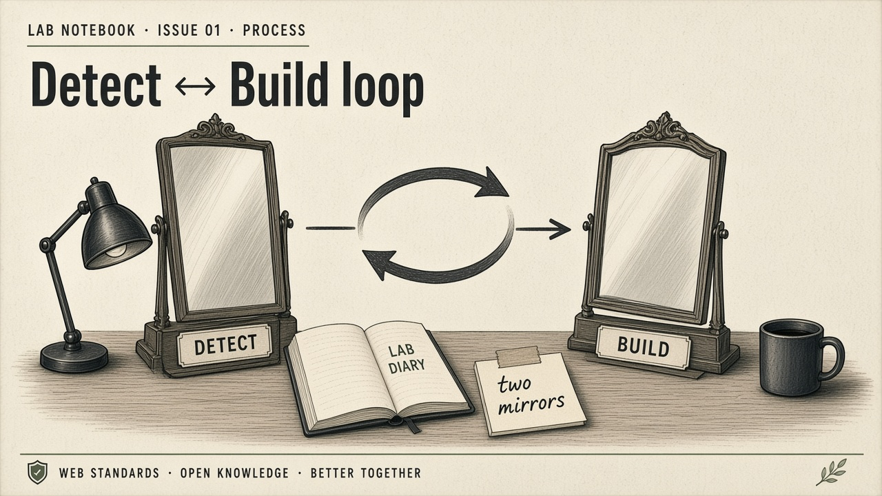 How I arrived at the “detect ↔ build” format