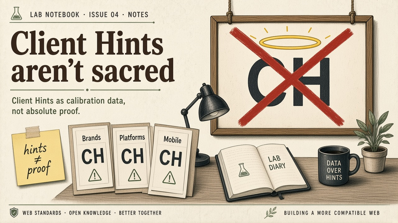 Client Hints are useful, but not sacred